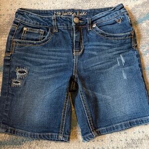 Justice size 14 Blue Jean Shorts
